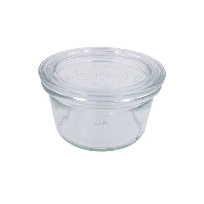 Tarro Bokocook de cristal WECK con tapa de cristal 165ml A50mm - 12Uds