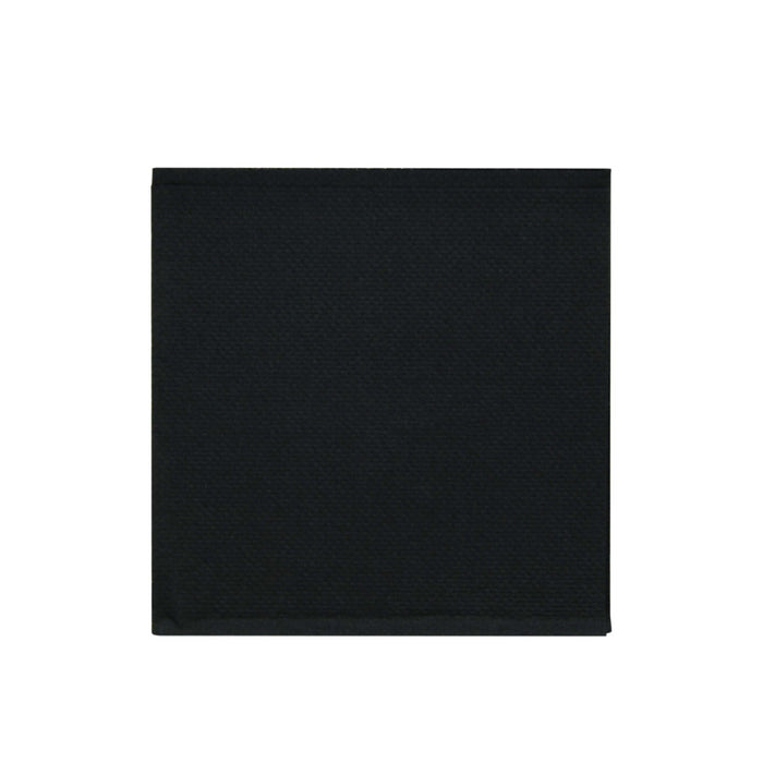 Servilleta micropunto de papel de 2 capas negra 200x200mm - 100Uds