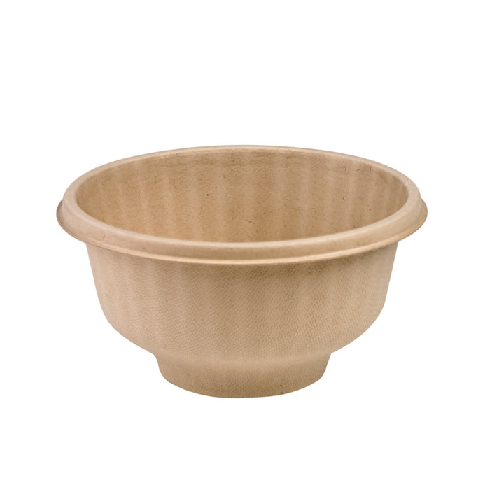 Bol de pulpa marrón para sopas 680ml A90mm - 50Uds