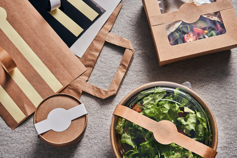 Cinta de papel autoadhesiva blanca 400x20mm - 500Uds