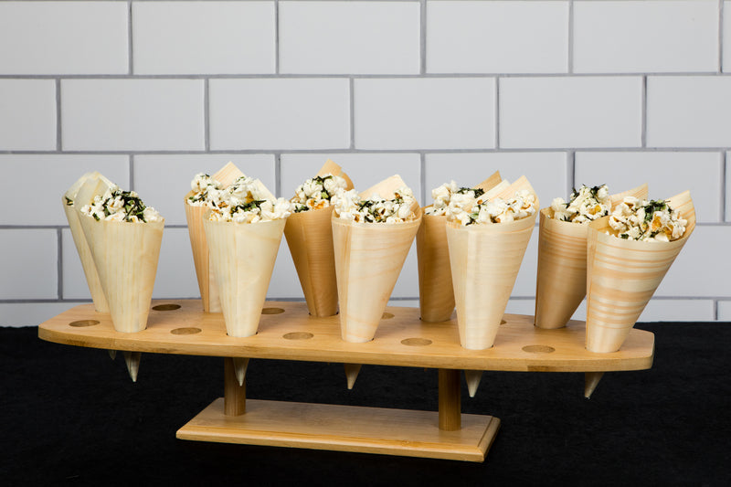 Soporte cono de bambú 20 agujeros 500x150mm A85mm - 1Uds