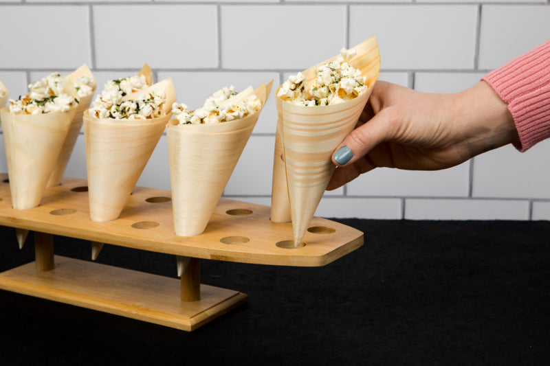 Soporte cono de bambú 20 agujeros 500x150mm A85mm - 1Uds