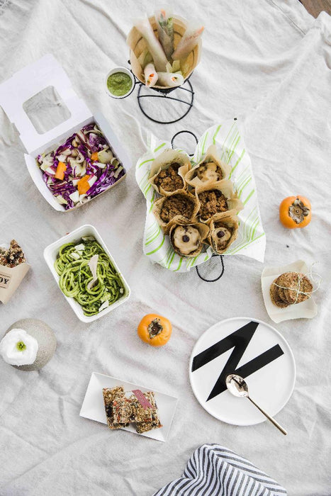 Papel blanco antigrasa diseño rayas marron 310x320mm - 500Uds