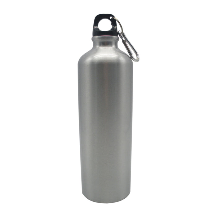 Botella de agua de aluminio Noxbottle con tapón de clip de mosquetón 750ml A255mm - 24Uds