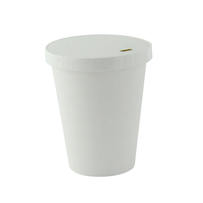 Tapa de cartón blanco Ø80mm - 50Uds