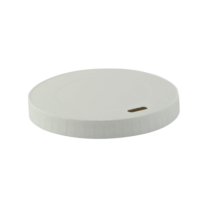 Tapa de cartón blanco Ø80mm - 50Uds