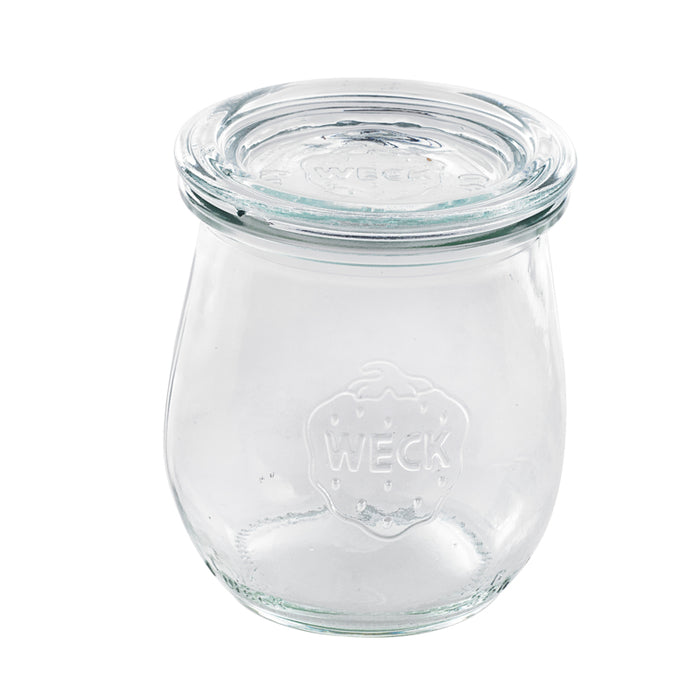 Bote de cristal con tapa de cristal WECK 200ml A86mm - 12Uds