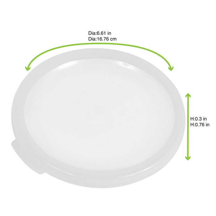 Tapa Phoenix translúcida reutilizable Ø168mm - 4Uds