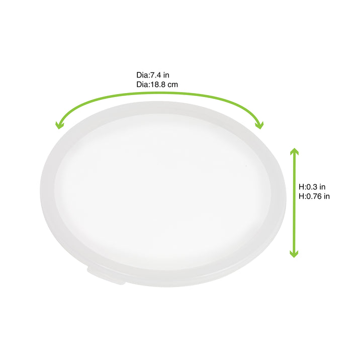 Tapa Phoenix translúcida reutilizable Ø188mm - 4Uds