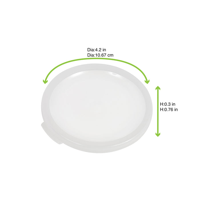 Tapa Phoenix translúcida reutilizable Ø105mm - 6Uds