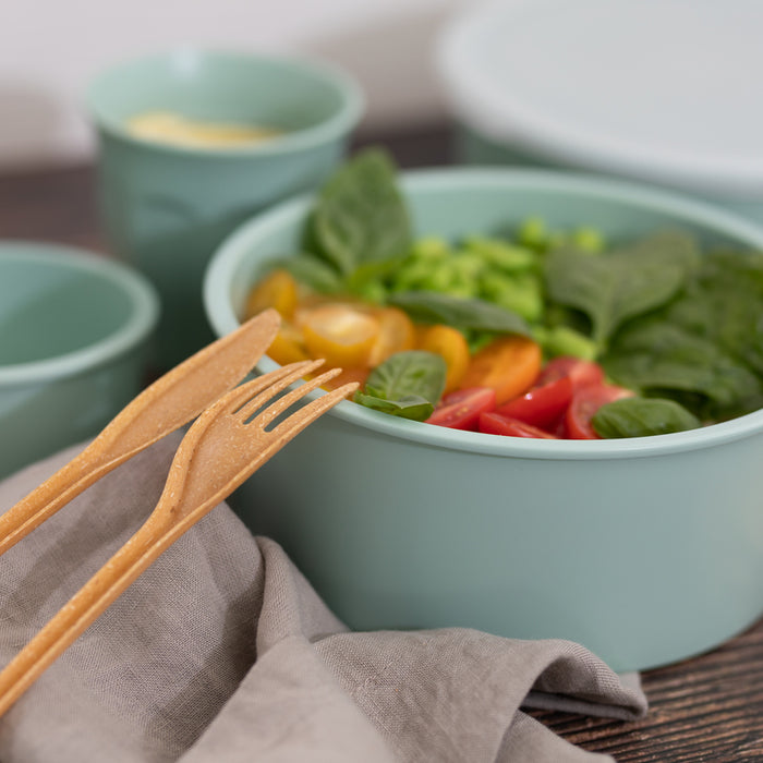 Bol Phoenix reciclado lavable en verde agua 750ml A64mm - 6Uds