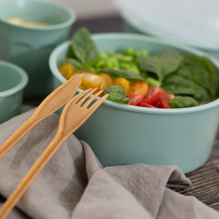 Bol Phoenix reciclado lavable en verde agua 470ml A55mm - 6Uds