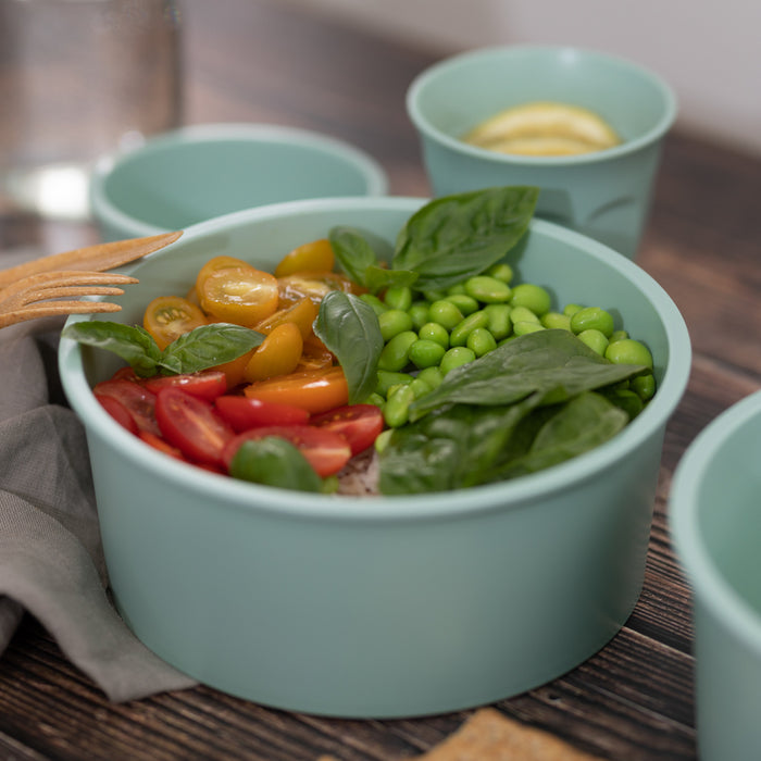 Bol Phoenix reciclado lavable en verde agua 1 110ml A70mm - 4Uds