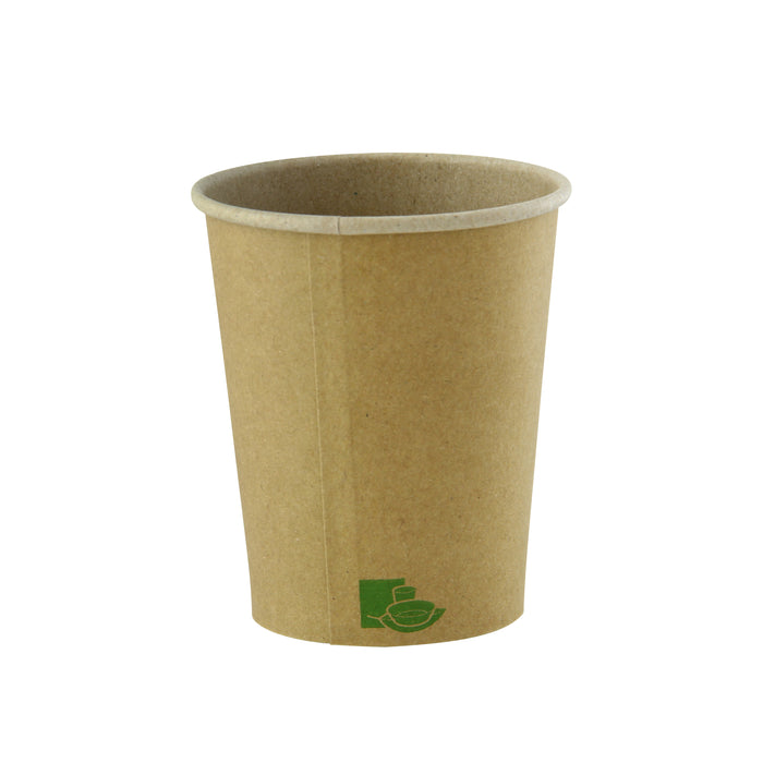 Vaso Zen de cartón kraft 290ml A86mm - 50Uds