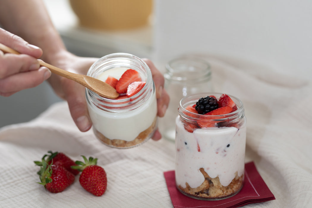 Tarro de Cristal BOKOJAR redondo con tapa de aluminio 750ml Ø88mm A139mm - 30Uds