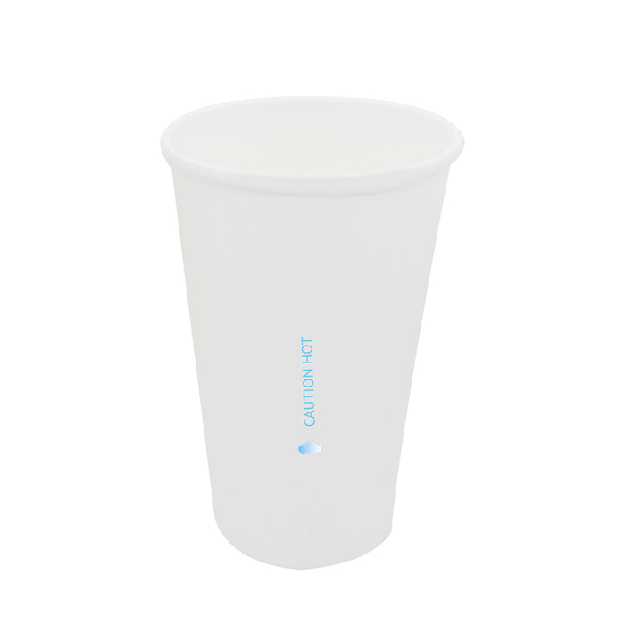 Vaso AirCup de cartón blanco 110ml A60mm - 50Uds