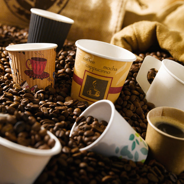 Vaso Zen de cartón kraft 295ml A95mm - 50Uds