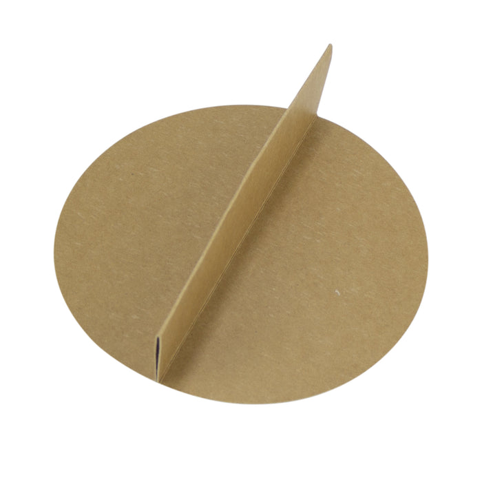 Divisor de 2 partes en cartón marrón 130mm A45mm - 360Uds