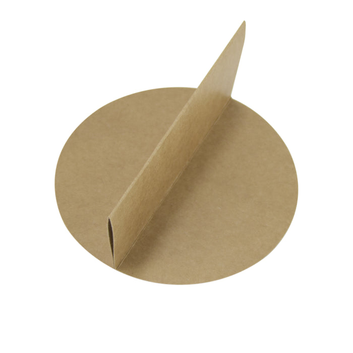 Divisor de 2 partes en cartón marrón 130mm A61mm - 360Uds