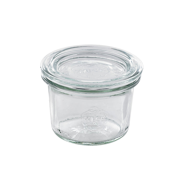 Bote de cristal con tapa de cristal WECK 80ml A60mm - 12Uds