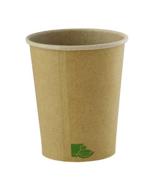 Vaso Zen de cartón kraft 230ml A92mm - 50Uds