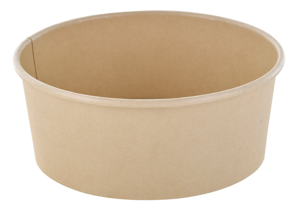 Ensaladera redonda multiusos BUCKATY en fibra de bambú marrón 700ml Ø150mm A60mm - 45Uds