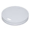 Tapa plana de cartón blanco sin plástico, Base agua Ø90mm - 50Uds