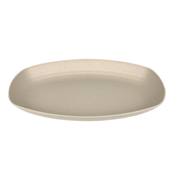 Plato Ovalado Reutilizable Huskly Beige 290x180mm A32mm - 48Uds