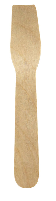 Cuchara de madera para helados envasado de papel kraft A95mm - 100Uds