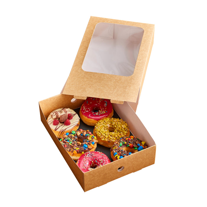 Estuche de cartón kraft para bandeja de comida 310x223mm A83mm - 100Uds