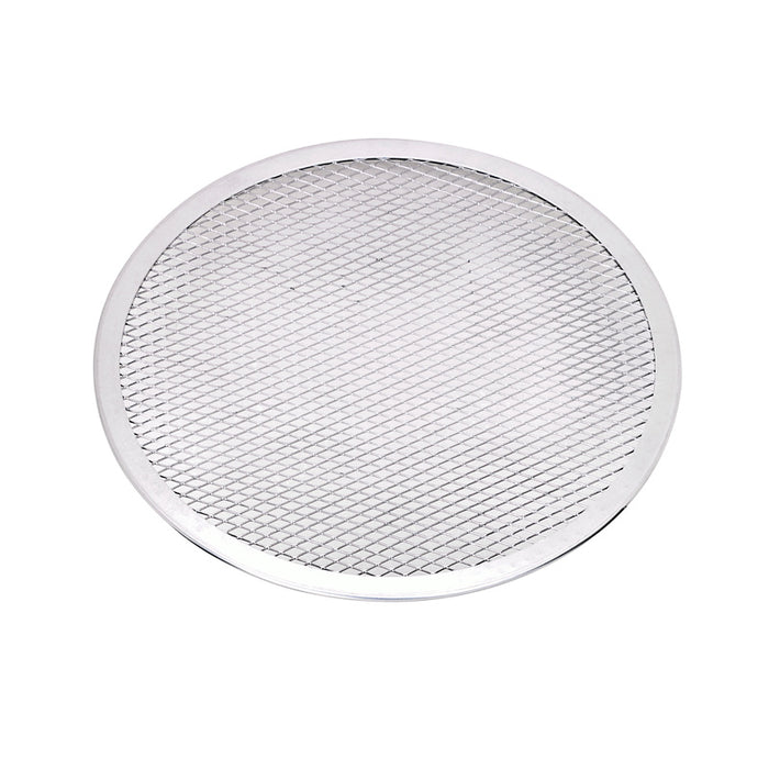 Rejilla redonda de aluminio para pizza con base perforada Ø279mm - 12Uds