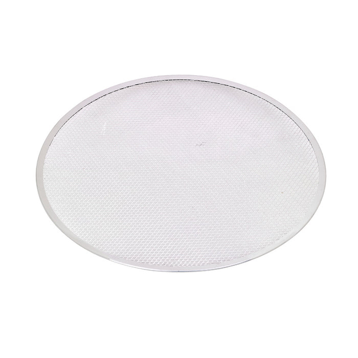 Rejilla redonda de aluminio para pizza con base perforada Ø508mm - 12Uds