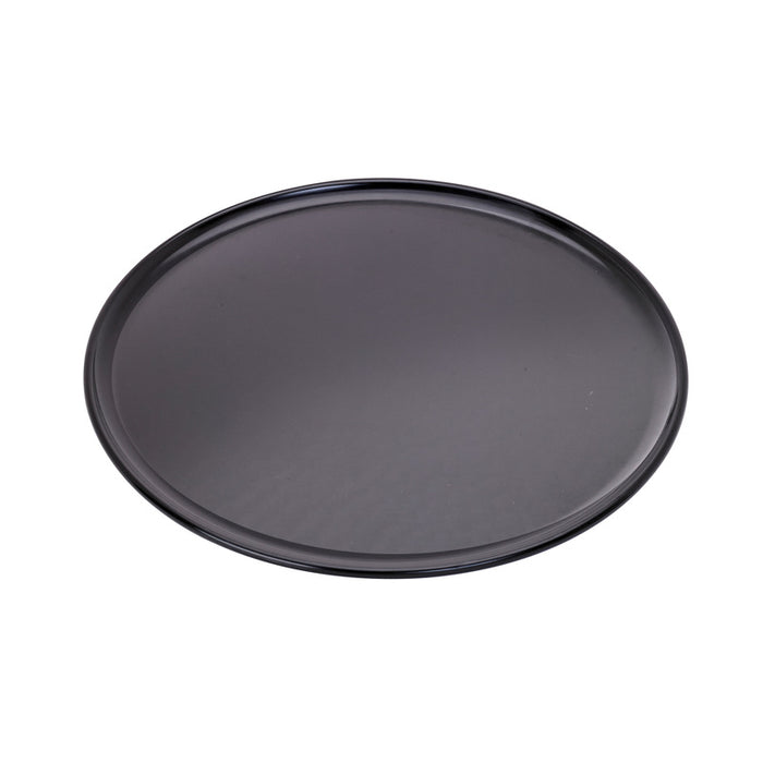 Bandeja/placa negra para pizza de aluminio anodizado Ø305mm - 12Uds
