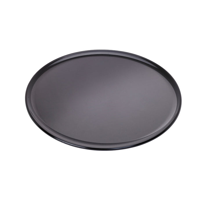 Bandeja/placa negra para pizza de aluminio anodizado Ø330mm - 12Uds