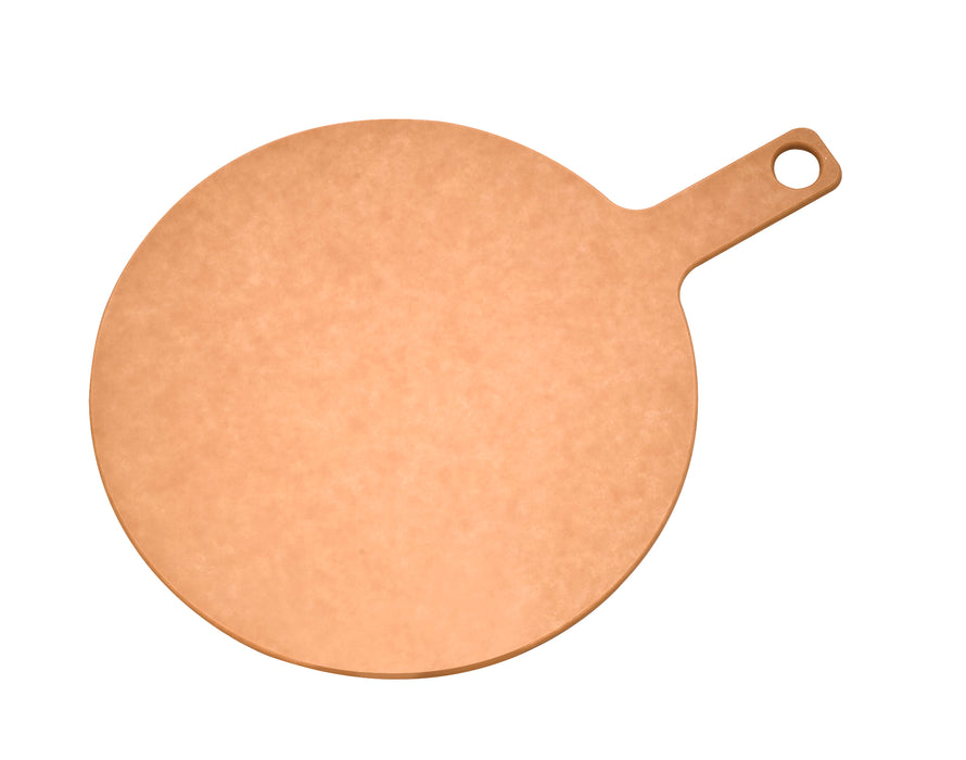 Plancha redonda color Natural de fibra de madera 460x355x6mm - 4Uds