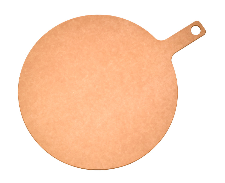 Plancha redonda color Natural de fibra de madera 340x255x6mm - 6Uds