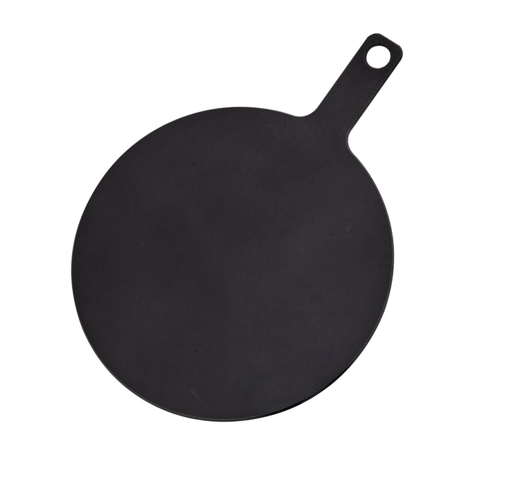 Plancha redonda color Negro de fibra de madera 288x203x6mm - 6Uds