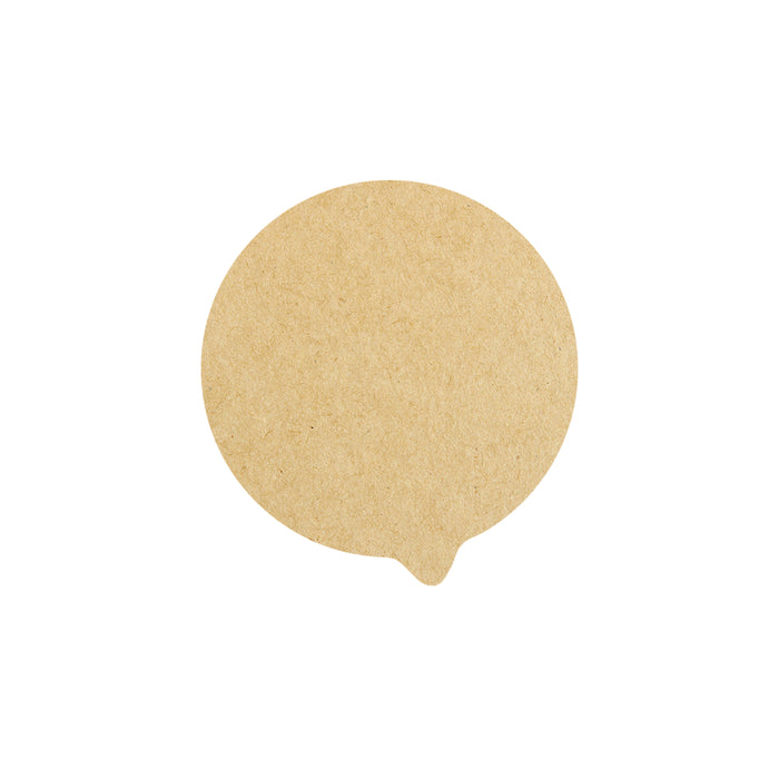 Opercover kraft Ø123mm - 1000Uds