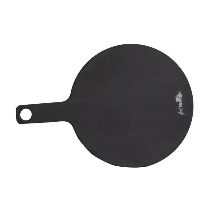 Plancha redonda color Negro de fibra de madera 288x203x6mm - 6Uds