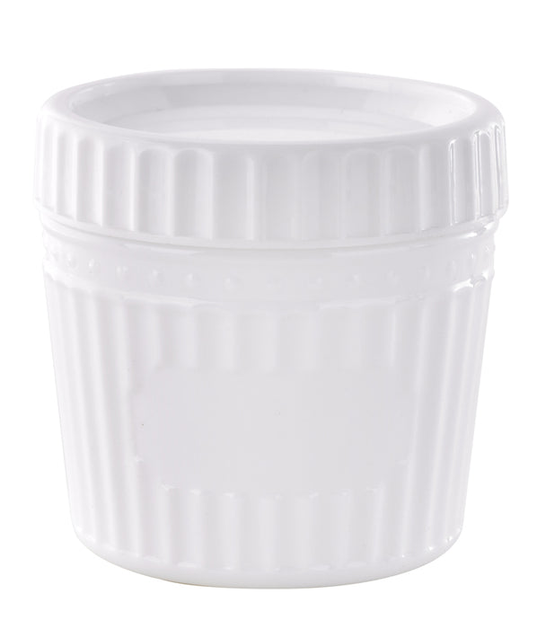 Bol de vidrio opal COOK SHOW+ tapa PP 260ml A78mm - 48Uds