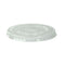 Tapa plana transparente PET con apertura en cruz para 210GK253 Ø74mm - 100Uds