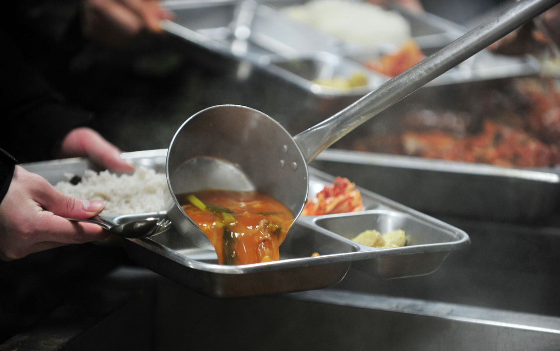 Noxtray Bandeja de acero inoxidable 4 compartimentos con tapa de pp 280x220mm A40mm - 10Uds