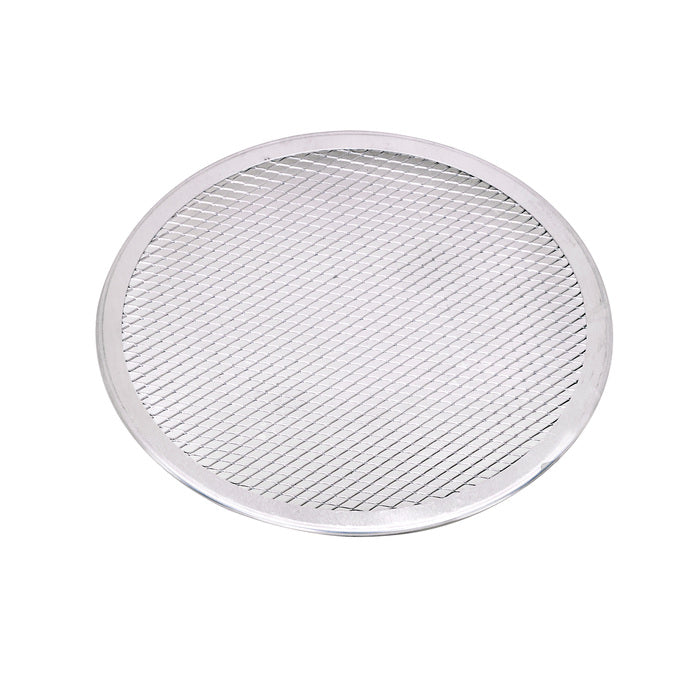 Rejilla redonda de aluminio para pizza con base perforada Ø228mm - 12Uds
