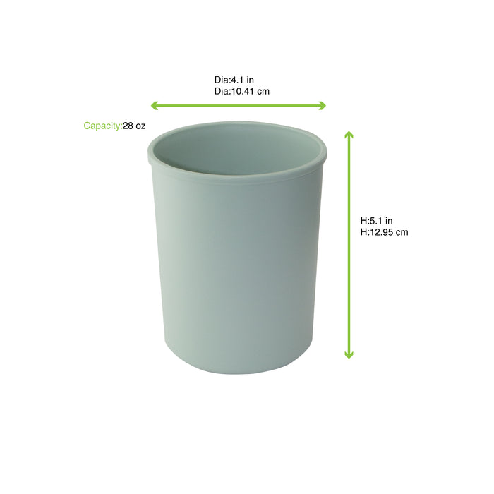 Sopera reutilizable Phoenix verde marM 800ml A130mm - 24Uds