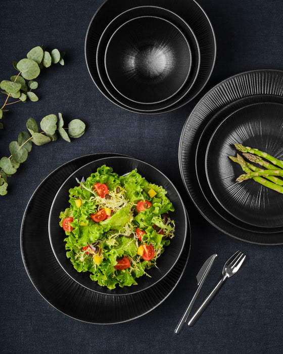 Black Phoenix plato negro reutilizable Ø330mm A35,5mm - 8Uds