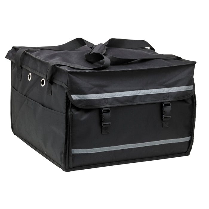 Maletín ISO negro de 2 aperturas para scooter/mochila con estante  495x495mm H320mm - 1Uds