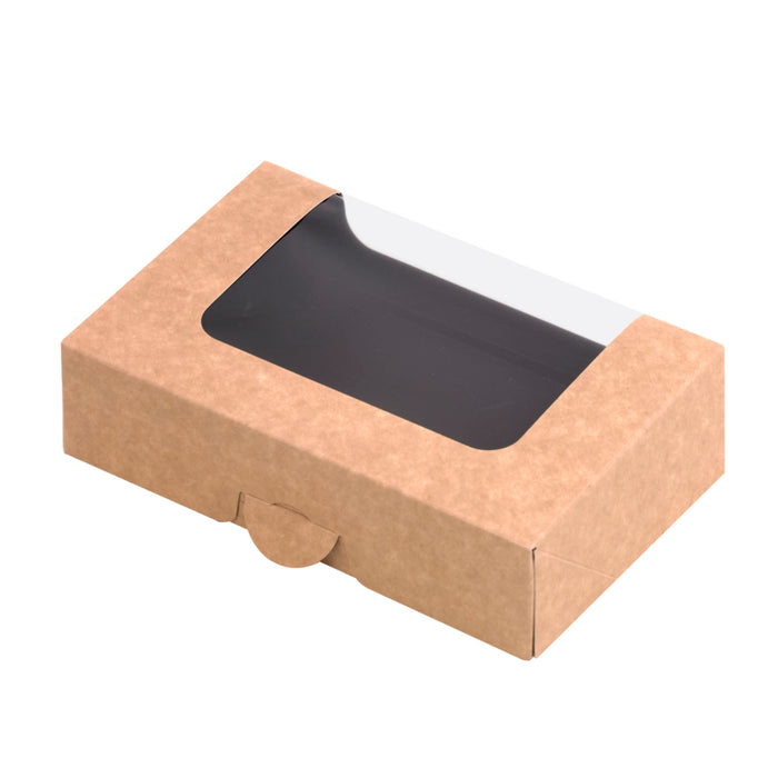 Caja de sushi con ventana antivaho para 10-12 piezas 152x100mm H40mm - 50Uds