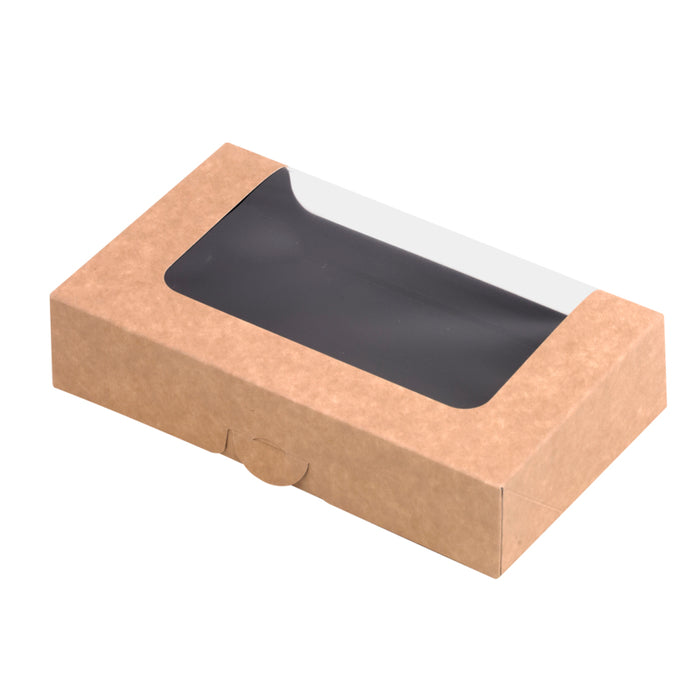 Caja de sushi con ventana antivaho para 12-14 piezas 179x106mm H40mm - 50Uds