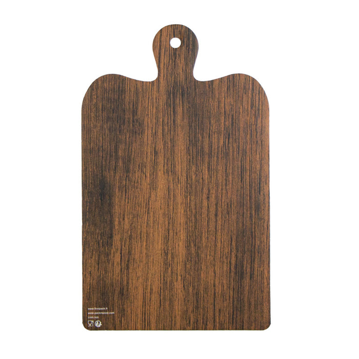 Tablas de aperitivo de doble cara imitación mármol y madera 180x295mm - 50Uds