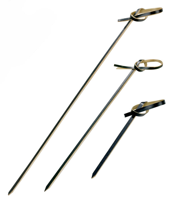 Pincho de bambú Loko negro 60mm - 100Uds